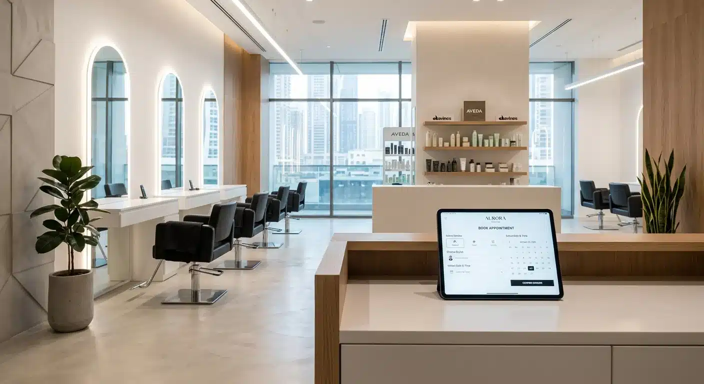 Online booking system for salons in Dubai